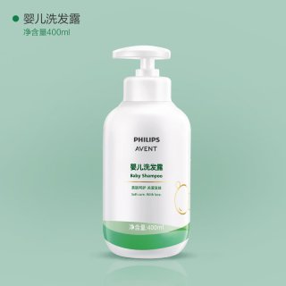 新安怡 飞利浦新安怡婴儿洗发水女孩宝宝洗发露儿童专用泡泡洗头 400ml 效期到26年10月