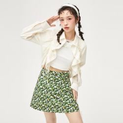 乐町 Gioia Tang唐歌遥联名夏日雏菊印花半身裙春夏