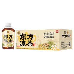 轻上 东方凉茶金银花菊花清润畅饮0脂草本植物凉茶饮料400ml*10瓶