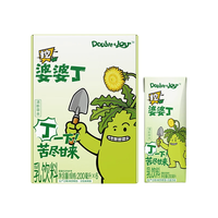 辉山 DoubleJoy风味牛奶 学生早餐 含生牛乳 婆婆丁味乳饮料 东北特色 1箱 200ml*6盒