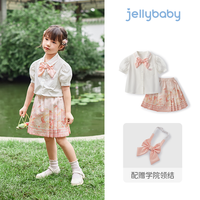 jellybaby 女童国风唐装宝宝新中式连衣裙女孩2026衣服儿童裙子
