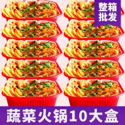 巧老爷 重庆自热小火锅 2300g 蔬菜火锅10大盒