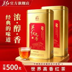 英红 九号英德红茶浓香型红茶 大份量双罐装茶叶共500g