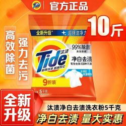 汰渍 洗衣粉 净白去渍 5kg 家庭装
