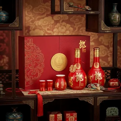 淘金币557.47元、今日必买：郎酒 红花郎15 53° 酱香型白酒 500ml*2瓶 双瓶礼盒