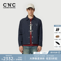 C'N'C CNC高端轻薄休闲翻领夹克26春奢侈品时尚外套男 藏青 46 /XS/(165/84A)