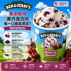BEN&JERRY'S 本杰瑞 香浓樱桃黑巧克力片味冰淇淋 473ml