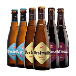 AW WESTMALLE 茜麦尔三种口味啤酒组合330ml*6瓶 比利时进口 聚会送礼 京东自营