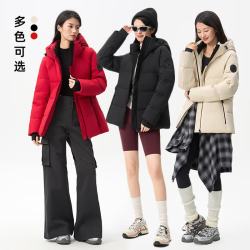 千仞岗 真五折！650+蓬松三合一蓄热连帽防水户外羽绒服