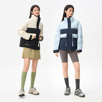 千仞岗 真五折~鸭绒翻领短款650+蓬松羽绒服