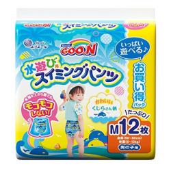 大王 Goon大王 尿不湿 M  (7~12kg) 男孩用 12个