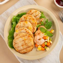 正大食品 折2.3元/片！双蛋白鸡肉鲜虾饼240g*5袋