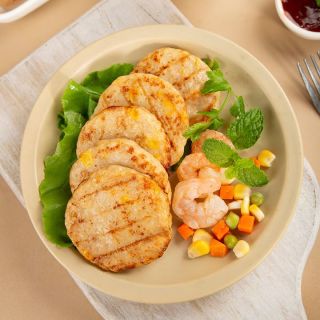 正大食品 折2.3元/片！双蛋白鸡肉鲜虾饼240g*5袋