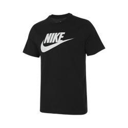 NIKE DX1986-010 透气圆领 黑色 M码 男子短袖T恤