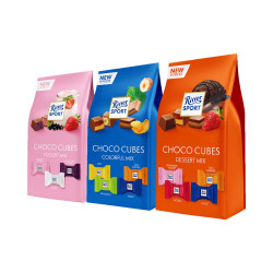 Ritter SPORT 瑞特滋 什锦夹心巧克力 软心甜点味 多口味组合 72g