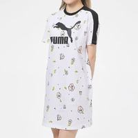 PUMA 532044-02 透气印花 短袖连衣裙 XL