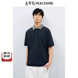 太平鸟 艺术家系列 男士短袖POLO衫 100163847253