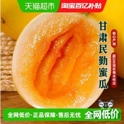 好鲜市集 甘肃武威 金红宝蜜瓜 2.5-3斤/个