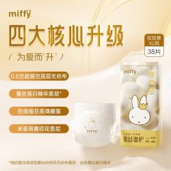 SOLOVE 蚕丝奢护婴儿拉拉裤尿不湿单包装超薄透气干爽训练裤宝宝裤 拉拉裤XL码38片*2