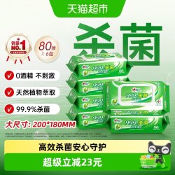 心相印 卫生系列 湿巾 80片*6包