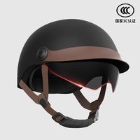 BIKEBOY 时芒 H-冬季电动车帽檐头盔 摩托车骑行装备 54-60cm 1000g