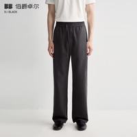 伯爵卓尔 亚麻莱赛尔老钱风高端直筒休闲裤