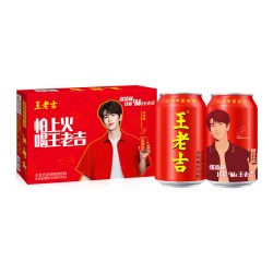 王老吉 红罐凉茶植物饮料明星宠粉罐310ml*24罐