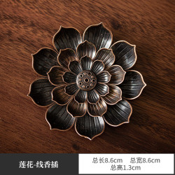 棠门 禅意莲花香炉檀香插
