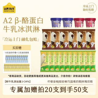 认养一头牛 冰淇淋