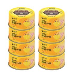 卷尾巴 猫罐头通用高汤补水 85g*8罐（鸡肉味）