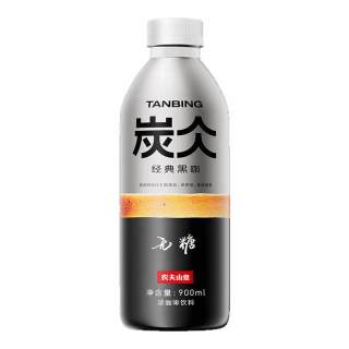 今日必买：农夫山泉 炭仌经典黑咖浓咖啡饮料 900ml*2瓶