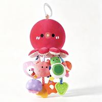 澳贝 哄睡毛绒玩具章鱼抽抽乐挂件