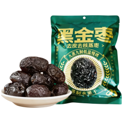 俏膳仁 黑金枣 九蒸九晒低GI 500g