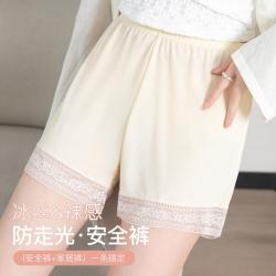 芬腾 女士蕾丝花边轻薄透气打底安全裤