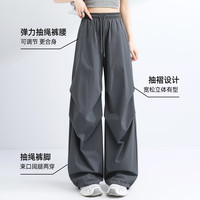 雪中飞 美式复古工装伞兵裤 防晒直筒 女士休闲裤