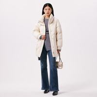 千仞岗 ~中长款立领650+蓬松90绒子羽绒服