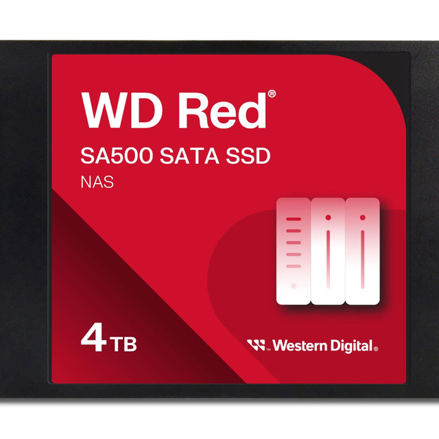 西部数据 红盘 4TB SSD SA500 NAS