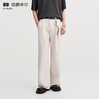 伯爵卓尔 垂感直筒休闲裤 森林黑 常规款 28码