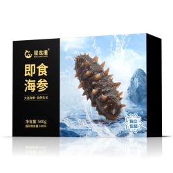 星龙港 大连冷冻即食海参  海鲜水产 固形物含量≥80% 盒装精品海参7-9头 500g