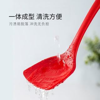 双立人 食品接触级硅胶 红 大号+小号 锅铲套装