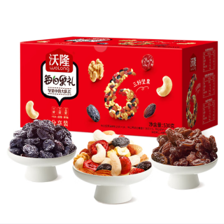 沃隆 每日坚果礼盒装 530g  赠同款一件