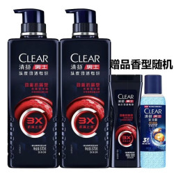 清扬 男士头皮劲活专研去屑洗发露 劲澈净屑型