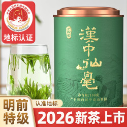 丙田 汉中仙毫特级精选100g 2025明前午子仙毫新茶绿茶茶叶可冷泡 汉中仙毫100克