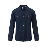 Levi's 男士经典宽松水洗牛仔夹克 蓝色