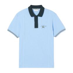 LACOSTE 纯棉拼色 男士POLO衫