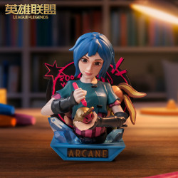 英雄联盟 双城之战泡泡玛特手办盲盒半身像金克丝蔚凯特琳LOL正版 单盒 由于盲盒特殊性售后问题需提供完整的开箱视频