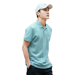 拓路者 男士Polo衫 透气翻领 菘蓝 M