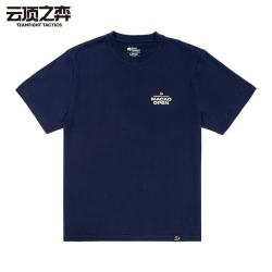 云顶之弈 2024云顶之弈澳门公开赛T恤圆领短袖上衣简约款游戏周边 如图色 S