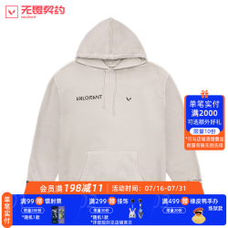 无畏契约 壹决做旧卫衣宽松瓦罗兰特休闲上衣连帽卫衣春秋款男女百搭现货 壹决做旧卫衣 S