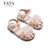 TATA他她童鞋   夏季罗马透气蝴蝶结儿童演出鞋公主凉鞋